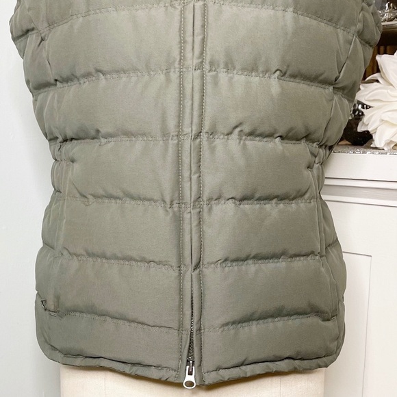 Eddie Bauer Green Goose Down Vest Jacket Waterproof Small - Picture 4 of 16